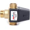 Fetcoi Valvola di miscelazione termostatica a 3 vie 35 ~ 60 ℃, acqua calda/fredda miscelatore valvola anti-scottatura DN20