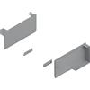 Blum Aventos HK Top - Set di tappi di copertura per sportello alto, in plastica, colore: grigio chiaro