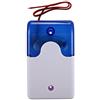 Rtxbvg Mini Sirena di avvertimento strobo con cavo Dc 12V Allarme sonoro Luce lampeggiante Sirena di Suono di Allarme Sicurezza domestica 115dB Blu