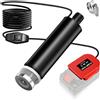 TPDL Pompa a batteria per WC / Water Pump compatibile con batteria Parkside 20 V XTEAM, 120 W 12 V pompa di trasferimento con cavo da 5 m, pompa di aspirazione per olio, pompa sommersa per Gardena