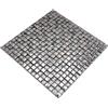 conwire Piastrelle a mosaico in vetro trasparente argento per parete del bagno doccia