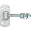 KeyMet Cerniera per cancello regolabile cerniera per cancello cerniere a battente con piastra di fissaggio zincata (2, M16-L4)