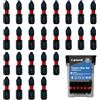 Greywolf Set di 26 punte per cacciavite a percussione PZ2 antiscivolo, 1/25 mm, punte magnetiche per cacciavite Phillips, gambo esagonale da 1/4, punta per cacciavite a percussione in acciaio S2