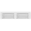 PATIKIL 12 x 4 Copertura di Ventilazione in Alluminio, Griglia Aria a Schermo Copertura Ventilazione Griglia a Persiana HVAC per Casa Cucina Camino Bagno Parete Soffitto, Tono Argento
