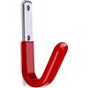 Orgatech 10 x Ganci da Muro OrgaTech piatti con Gommino 83 x 35 mm Porta-Attrezzi Gancio Attrezzo Gancio Multiuso