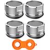 QLEUIFT 4 pcs Aeratore Rubinetto 24mm Filtro Rubinetto Acqua Filtri Rubinetti Lavandino Rompigetto Rubinetto per Accessori Cucina, Bagno, Lavello, Con chiave inglese