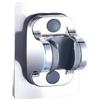 LUYSGBXR Supporto Soffione Doccia Supporto for soffione doccia for asta regolabile Accessori for il bagno for doccetta di ricambio for barra scorrevole(B silver)