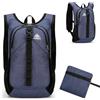 Azarxis Zaino Pieghievole 15L Ultraleggero, Zaino Casual Portatile per Scuola, Palestra, Trekking, Hiking, Viaggio - Uomo e Donna (Blu scuro)