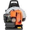 Guoked Soffiatore a benzina a 2 tempi, 63 cc, 2,7 kW, 6800 giri/min, soffiatore da giardino, raffreddato ad aria, aspirafoglie con tracolla regolabile, per foglie, neve, polvere, neve