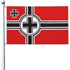 peiyeety Bandiere War Ensign Ofany (Balkenkreuz) 3x5 Ft Bandiera bifacciale per esterni Bandiere leggere in poliestere Divertente decorazione del cortile di casa Bandiere 3by5