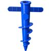 OTHERWISETRIVIAL Picchetto per Ombrellone con Trivella per Spiaggia 31cm, Diametro 32mm Supporto Anti-Vento per Sabbia e Terra, Disponibile in Varie colorazioni (754 Blu)