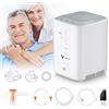Xandoril Concentratore di ossigeno regolabile 1-7 l/min ossigeno macchina ossigeno 30%-90% purezza, ossigeno per uso domestico, accessorio completo per emergenza