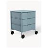 Kartell Contenitore con ruote con 3 cassetti Mobil