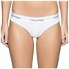 Calvin Klein Donna Perizoma Thong Intimo, Bianco (White), S