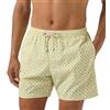 Saint Barth MC2 Costume da Bagno Lighting Micro Giallo con Stampa Geometrica all-Over
