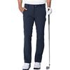 aoli ray Uomo Pantaloni da Golf Sportivi Slim Fit Impermeabile Leggeri Pants con Tasche Blu Navy Darkblue S