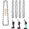 ROEOWENE 3pcs Catena per Motosega da 8 1/4 47 Maglie Catena Motosega 8 Pollici Universale Mini Catena di Ricambio per Motosega Mini Chainsaw Chain per Mini Motosega a Batteria Ricaricabile Portatile