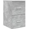 vidaXL Armadio Bagno In-between Grigio Cemento 30 x 35 x 50 cm, Mobile da bagno elegante, arredamento moderno, salvaspazio efficiente, organizer in legno contemporaneo