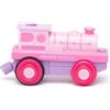 Bigjigs Rail Potente loco rosa (a base di batteria)