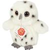 Hermann Teddy Teddy Hermann 94172 Gufo delle nevi 16 cm, peluche con contenuto riciclato ideale (materiale di riempimento)