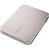 Toshiba Disco rigido esterno, TOSHIBA Canvio Flex, 1 TB, argento, design elegante