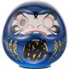 ULDIGI Statuetta Daruma Ceramica Giapponese Centro Tavola Decorativa Ornamento Dashboard Decorazione Interna Stile Tradizionale Blu Statuetta Porta