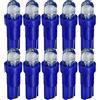 Stareal 10 PZ Blu T5 17 18 27 37 58 70 73 74 79 1SMD Auto Lampadine Cruscotto Luci di Segnalazione Strumento Cluster Indicatore Luce del Calibro 1W 12V