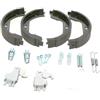 BOSCH Kit ganasce, Freno stazionamento 0204113805 Compatibile con: ALPINA B7, BMW 3 Cabriolet, 3 Coupe, 5, 5, 5 Gran Turismo, 5 Touring, 6, 6 Cabriolet, 7, 7, X3, X5, X5, X5, X6, X6, Z4 Coupe