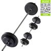VirtuFit Set di manubri regolabili - Set di manubri con pesi - 30,5 kg - Nero
