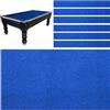 Generic Panno di ricambio professionale in feltro per tavolo da biliardo con 6 strisce laterali per tavoli da 2,2 m, 2,3 m, resistente, per giochi sportivi al chiuso