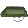 Generic doccia portatile, 80 x 80 x 10 cm, pieghevole, con vassoio di scarico per esterni, vassoio di scarico temporaneo, con tubo di drenaggio, secchio d'acqua pieghevole per viaggi, spiaggia