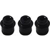 Vjsujehgy 3X Cilindro Adattatore Bici da 12 mm Un Passante M9 per Adattatore di Conversione Anteriore e Posteriore Un Sgancio Rapido Parti della Bici