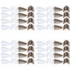 Vjsujehgy 32 Paia di Occhiali di Sicurezza Schermi Laterali Slip Trasparente Flessibile Slip sopra Shield Adatto Un Occhiali di Piccole Dimensioni
