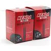 KENDA 2 pezzi Camere d'aria Pneumatici interni Tubi 16 349 1 3/8 per Brompton Bici Presta (F/V) o Schrader (A/V)