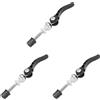 Vjsujehgy 3X Nero Biciclette Rapido Reggisella Rilascio Morsetto Legante 6 x 55mm