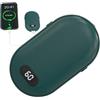 Generic Scaldamani portatile ricaricabile - accessori di riscaldamento 2 in 1 per lavoro | Scaldamani portatile per campeggio, pesca, golf, sci, snowboard, foto, freddo, studio e