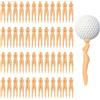 KIBBEH Golf Tees Plastica, 50 pezzi, 7,5 cm, divertente figura da golf, ideale per regali di golf, accessori e allenamento a casa
