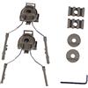 BESPORTBLE Attacco Rapido Universale Per Binario Per Casco Per Caschi Da Esterno Supporto Per Action Camera Supporto Per Auricolari Facile Da Installare Per Cuffie