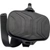 Vootnifig Cinghie compatte in alluminio per pedali per cyclette, regolabili, vestibilità sicura per Spin Bike Home Office Workout (destra)