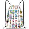 Cunegra Six Seven - 67 sacca sportiva per bambini, con coulisse, da calcio, per bambini, per scuola, nuoto, viaggi, 45 x 36 cm