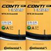 Continental 2 camere d'aria Continental MTB 26 Downhill da 26, AV, (57/70-559), AV, 40 mm