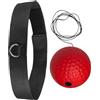 Generico Pallone da boxe con fascia, set di fasce per palloni riflessi da boxe, Palla React Reflex per allenamento per adulti, Attrezzatura per allenamento fitness indoor e outdoor per soggiorno, camera d