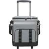Generic Borsa termica arrotolabile con ruote | Con maniglia Scatola termica a prova di perdite | Raffreddatore da campeggio da 35 litri - Per esterni, viaggi, pesca, shopping, patio, cortile, feste e feste