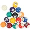 Fyearfly Set da 16 Palline da Biliardo, Palline da Allenamento per Stecca da Biliardo da 38 mm In Resina, Palline da Biliardo per Bambini, Mini Tavolo da Biliardo Giocattolo, per Sale Giochi E Attività Ricreat
