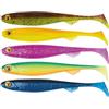 Fox Rage Pesce in gomma per pesca pesce persico e luccioperca UV Slick Shad Mixed Colour Pack, lunghezza: 9 cm