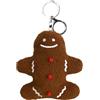 Generic Ciondolo di sacchetto di peluche di Natale, portachiavi di Natale per borsa - albero di Natale/pupazzo di spezie/alce / caramelle creative portachiavi decorazioni per borsa,ciondolo per borsa