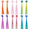 DICOSMETIC 12 fasce da danza arcobaleno, 6 colori, da polso, per ginnastica ritmica, per donne, uomini, sala giochi, casa, compleanno