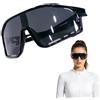 Générique Photocromic Cycling Glasses, Adaptive UV Protection Eyewear, 140 mm Lens Frame with Light Adjusting, Anti Glare Policarbonato Lenses Sports Shades with Modern Design, Outdoor Gear for Riding Hiking