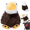 Xoeryoy Copritesta per mazza da golf Simpatico copritesta da golf a forma di aquila Copricapo per conducente in peluche Protettivo decorativo 10x8 pollici Coperture per mazze Cartone animato per donne e