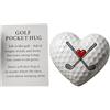 Generic Pallina da golf tascabile - Pallina a cuore decorativa - biglietti di motivazione - per , uomini, colleghi adulti, donne, amico, Pasqua Natale